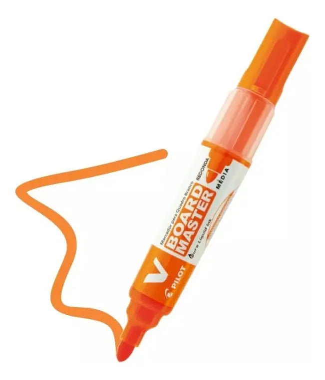 Recarga Para Pincel De Quadro Branco Lousa Cx12- Nao Mancha Laranja
