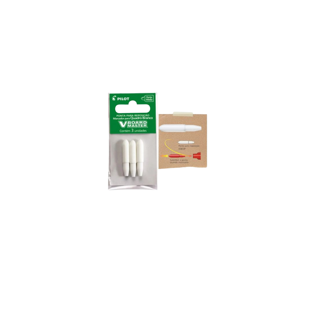Ponta Refil Para Pincel Quadro Branco Wbma – Pct. C/102 Unid