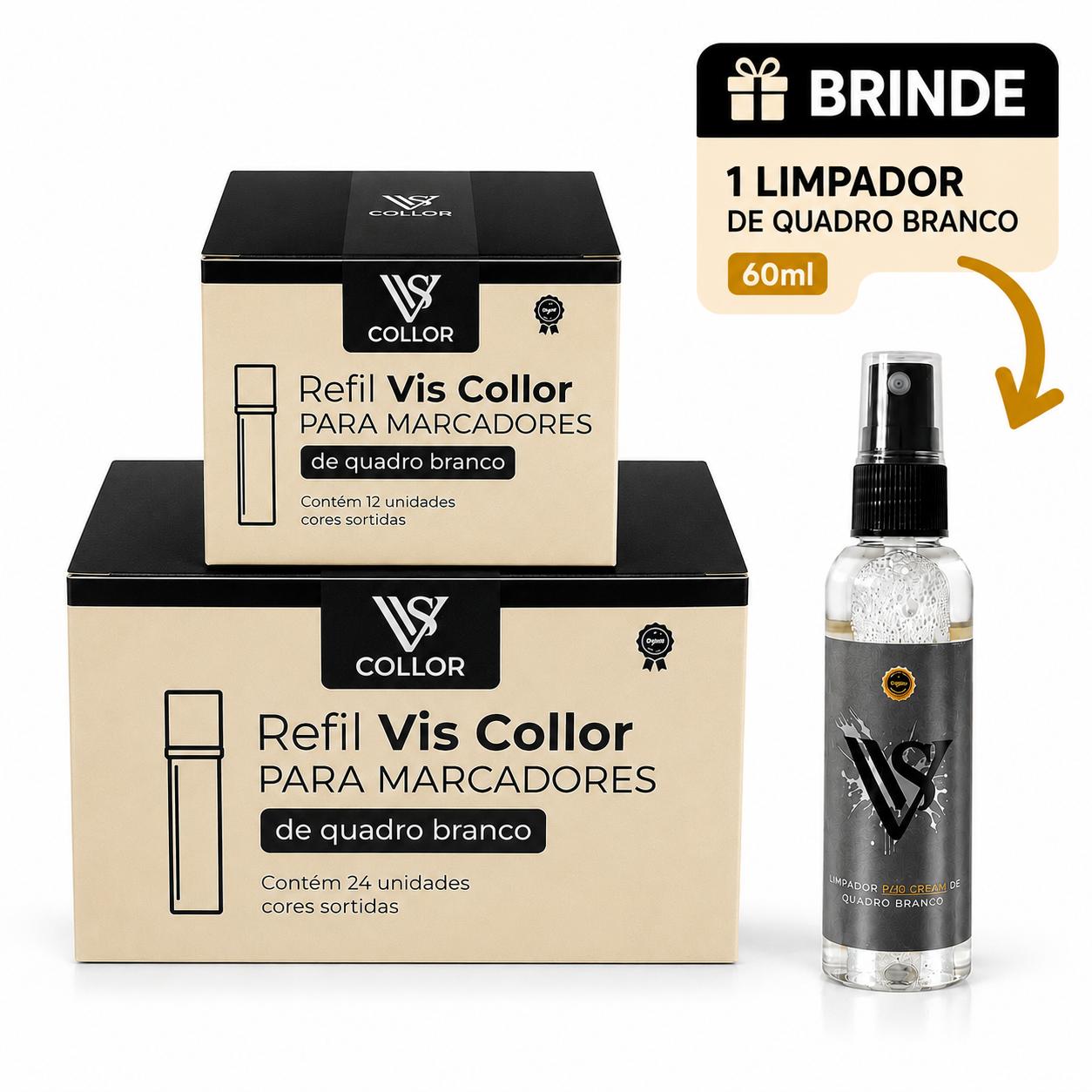 36 Recargas Para Pincel Marcador Canetão Pilot Board Master de Quadro Branco Lousa + Brinde