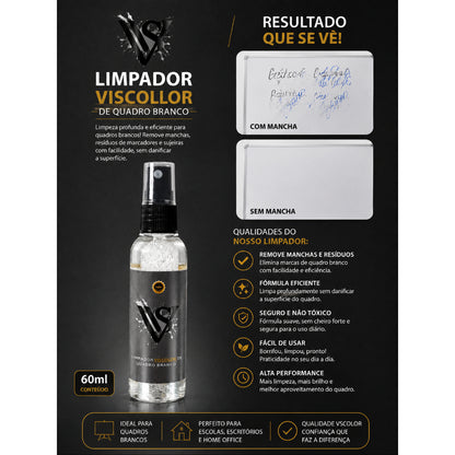 36 Recargas Tinta Para Marcador Pincel Quadro Branco Lousa + Pincel e Limpador Gratis