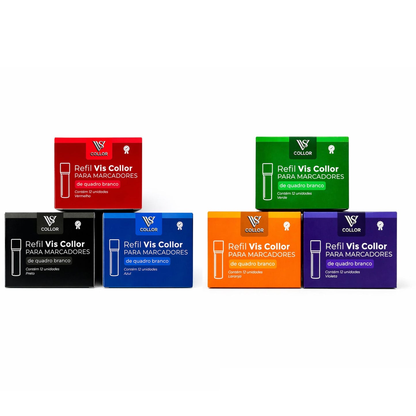 36 Recargas  Para pincel marcador Pilot Board master de quadro branco Lousa professor Aula