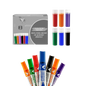 Combo 6 Pinceis Para Quadro Branco Recarregável + 18 Cargas
