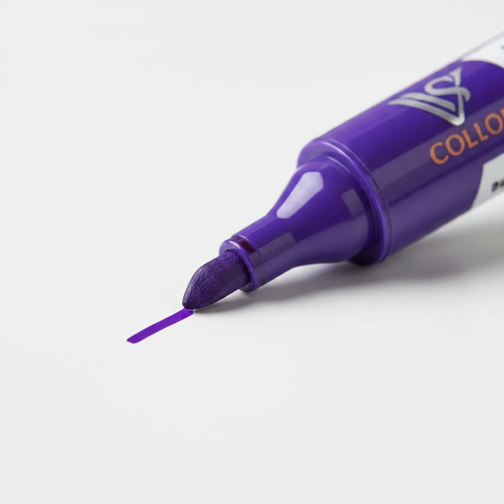 Pincel Canetão Marcador Para Quadro Branco- Não Mancha Violeta