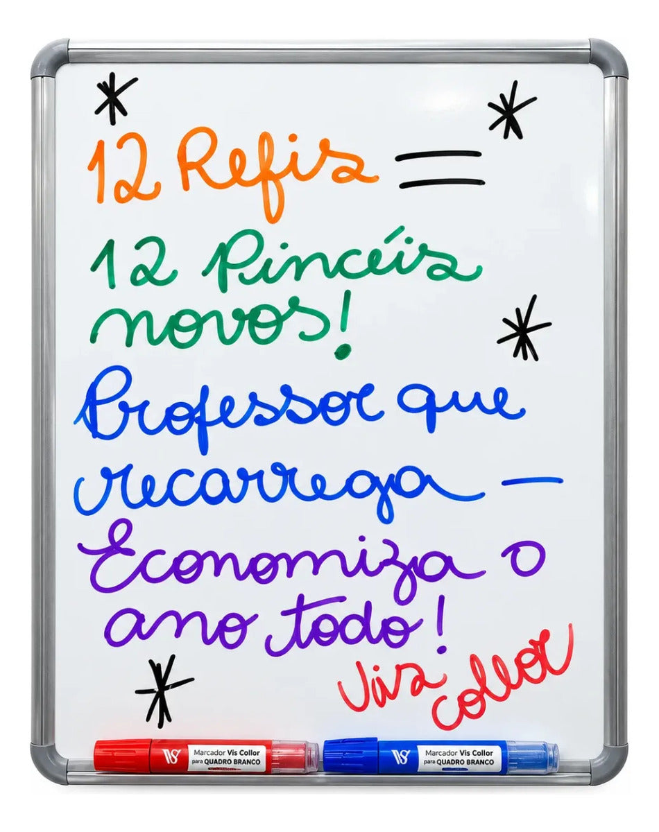 Caneta Para Quadro Branco Kit 12 Unidades