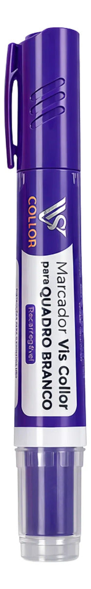 Pincel Canetão Marcador Para Quadro Branco- Não Mancha Violeta
