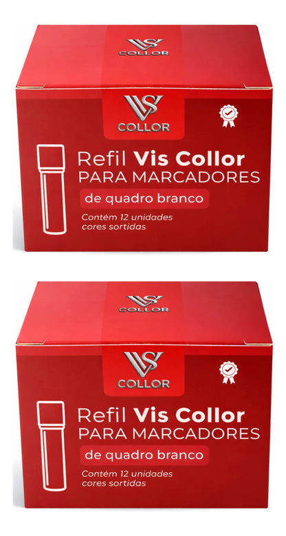 Cartucho Para Pincel Pilot V Board De Quadro Branco Cx 24-vm