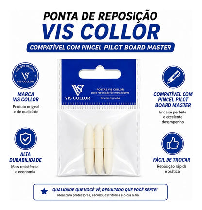 6 Pincel Marcador Quadro Branco Lousa Escola+6 Pontas Macias 6 Cores