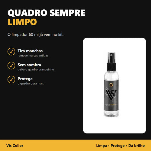 Kit Pincel Quadro Branco Recarregável 6 Cores + 12 Refis