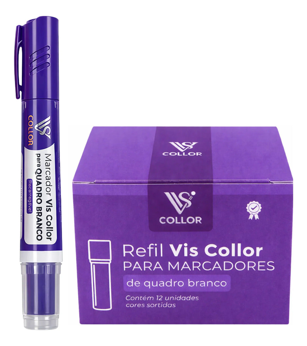 Cartucho Refil Para Pincel Marcador Quadro Branco+1 Pincel