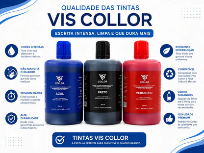 Tintas 500ml Para Pincel Quadro Branco Lousa Rende 100cargas