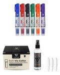 Kit Professor 6 pincéis + 12 refis + limpador + 3 pontas