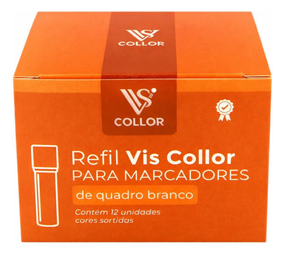 Cartucho Refil Para Pincel Marcador Quadro Branco+1 Pincel