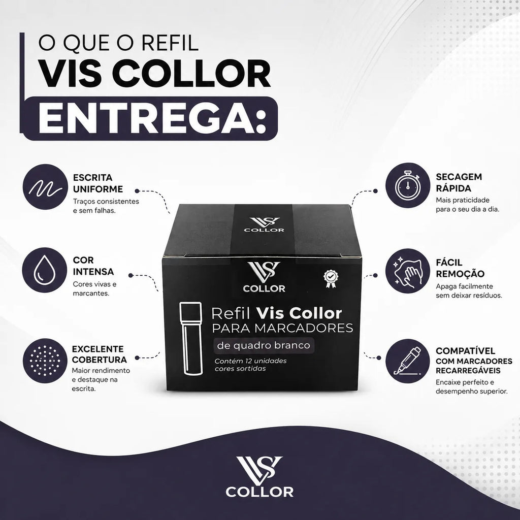 Recarga Para Pincel De Quadro Branco Pilot Kit Com 3 Caixas