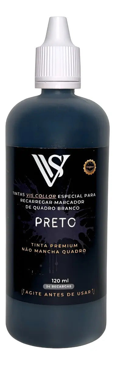 Kit 3 Tintas Premium P/ Pincel De Quadro Branco Pilot 120 Ml
