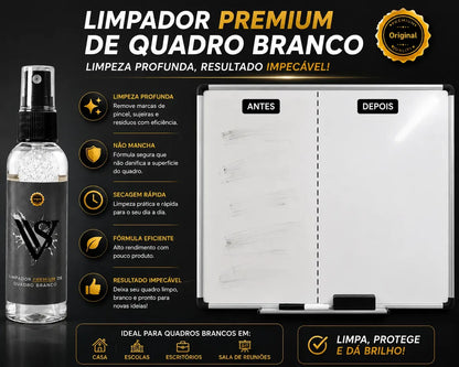 3 Pincel Marcador Quadro Branco Recarregável+pontas+limpador Preto-azul-vermelho