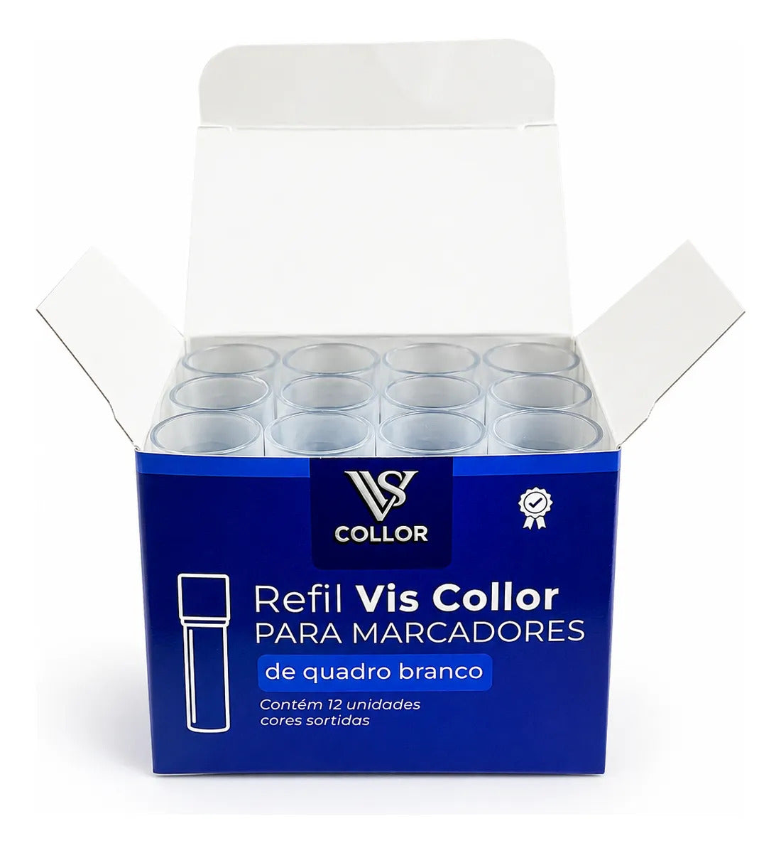 Recarga Refil P /pincel Canetão Quadro De Escola Lousa 2 Cx