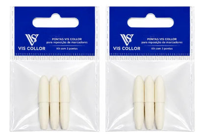 Pontas Reposiçao Para Marcador De Quadro Branco Pilot 6 Pontas
