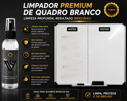 6 Pincel Quadro Branco +18 Recargas+ 6pontas + Limpador 6 Cores