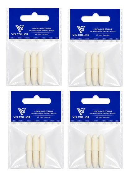 Pontas Reposiçao Para Marcador De Quadro Branco Pilot 12 Pontas