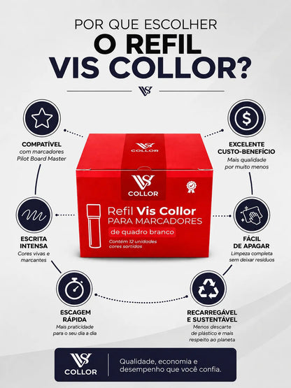 24 Cartuchos E 2 Pincéis Preto E Vermelho Recarregáveis
