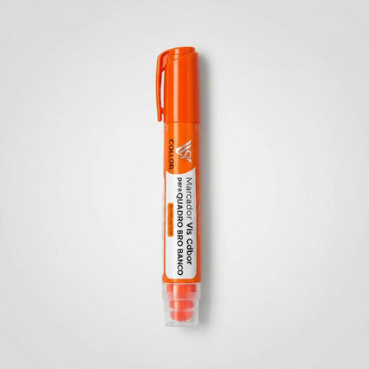 Pincel Canetão Marcador Para Quadro Branco- Não Mancha Laranja