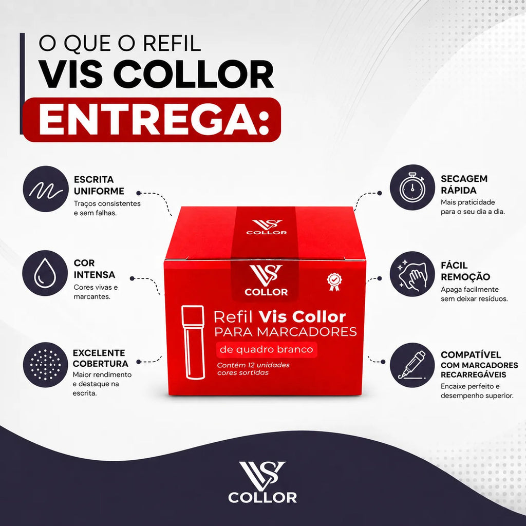 Recarga Para Pincel De Quadro Branco Pilot Kit Com 3 Caixas