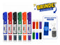 Kit 6 Pincel Para Quadro Branco+ 6 Recargas Extras + Brinde 6 Cores