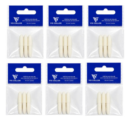 Pontas Reposiçao Para Marcador De Quadro Branco Pilot 18 Pontas