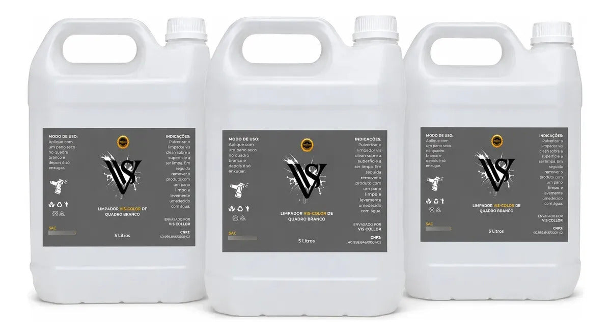 Limpador De Quadro De Escola Lousa Tira Mancha 15l + Brinde Limpador
