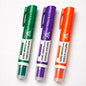 Kit 3 Pincel Para Quadro Branco Recarregave -não Mancha Verde-violeta-laranja