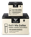 Kit 18 Refil Pincel Quadro Branco Recarregável 6 Cores