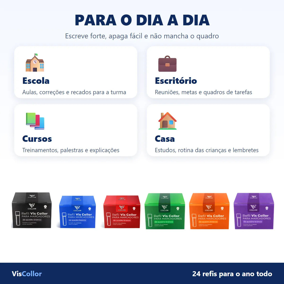 Refil Compatível Com Pincel Pilot Board Master Quadro Branco