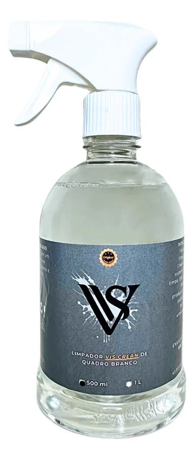 Limpador Quadro De Branco Lousa Tira Mancha 500ml 12uni Limpador