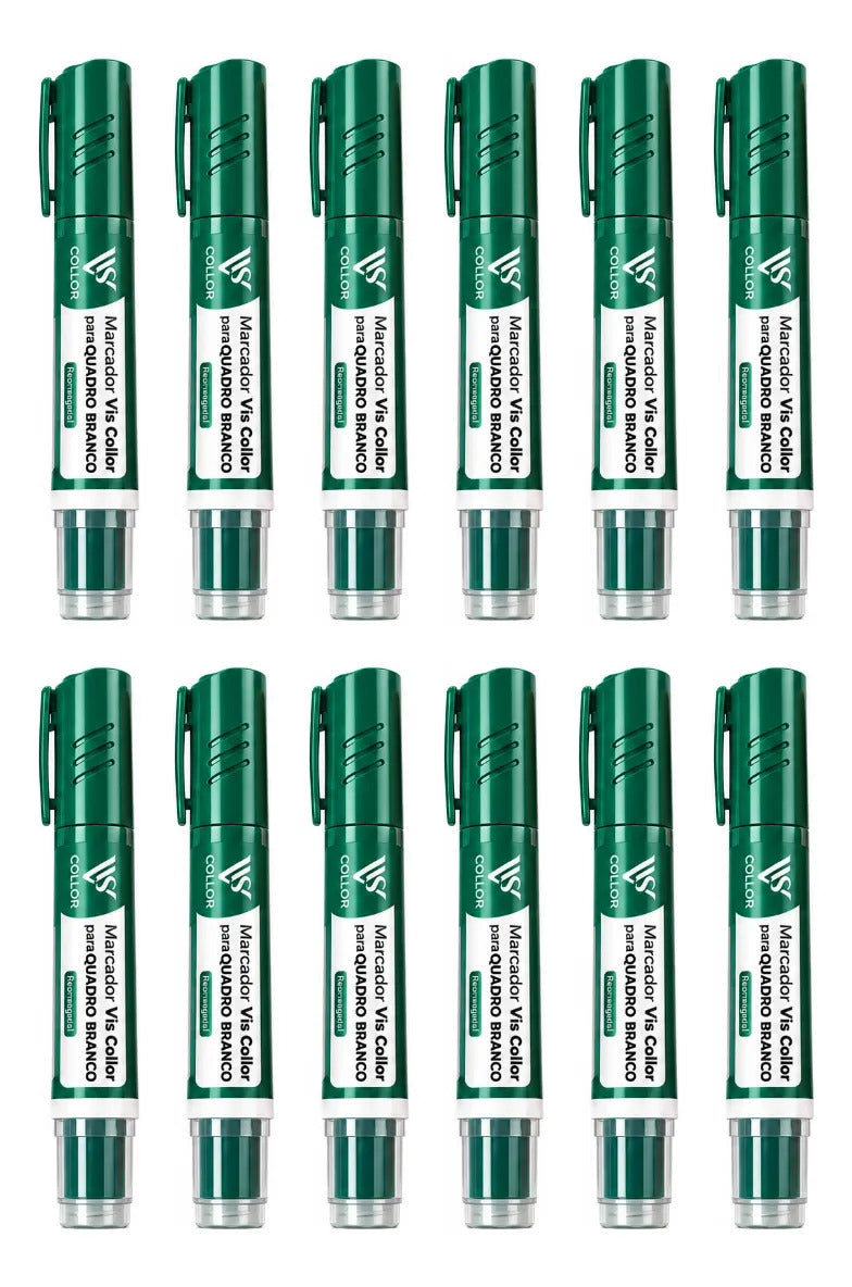 Caneta Para Quadro Branco Kit 12 Unidades