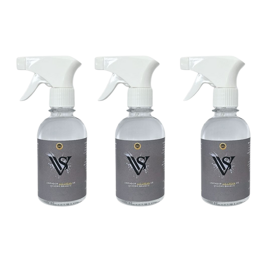 Kit 3 Limpador Para Quadro Branco 500 Ml