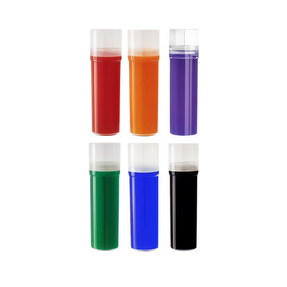 Kit 6 Refil de Tinta Para Pincel Marcador Para Quadro Branco V-Board Master Diversas Cores Pilot