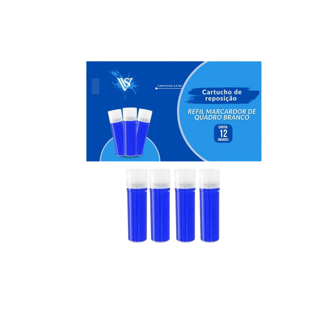 Recarga Para Pincel De Quadro Branco Pilot Board Master 12un Azul