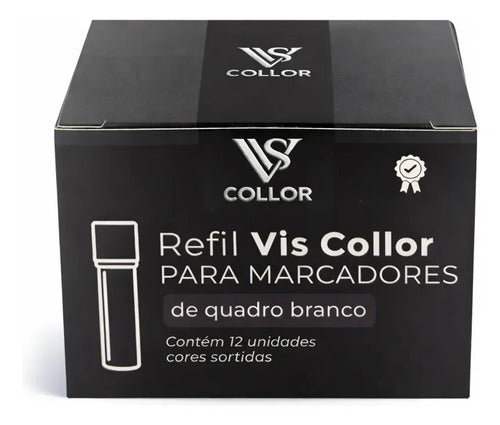 2 Cx De 12 Recagas P/ Pincel De Quadro Branco+2pincel+brinde