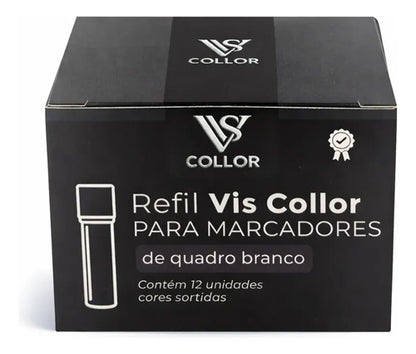 2 Cx De 12 Recagas P/ Pincel De Quadro Branco+2pincel+brinde
