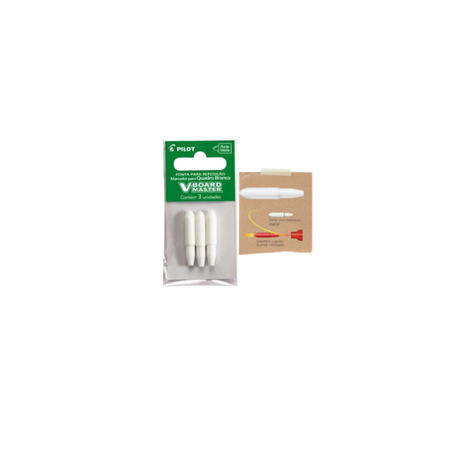 Ponta Refil Para Pincel Quadro Branco Wbma – Pct. C/102 Unid